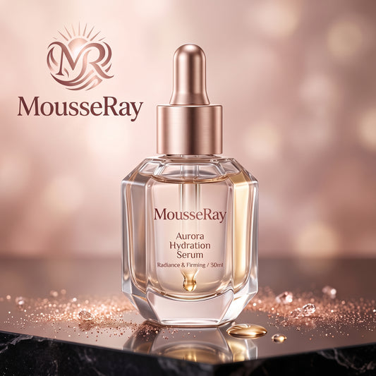 MousseRay Aurora Hydration Serum – Radiance and Firming Facial Treatment for Plumper, Smoother-Looking Skin, 30 ml