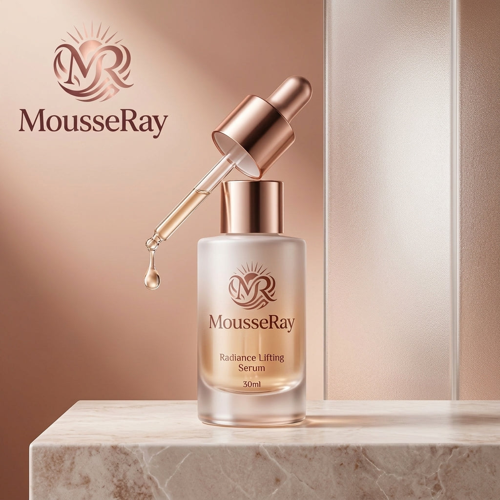 MousseRay Radiance Lifting Serum – Lightweight Smoothing and Firming Facial Elixir for Revitalized-Looking Skin, 30 ml