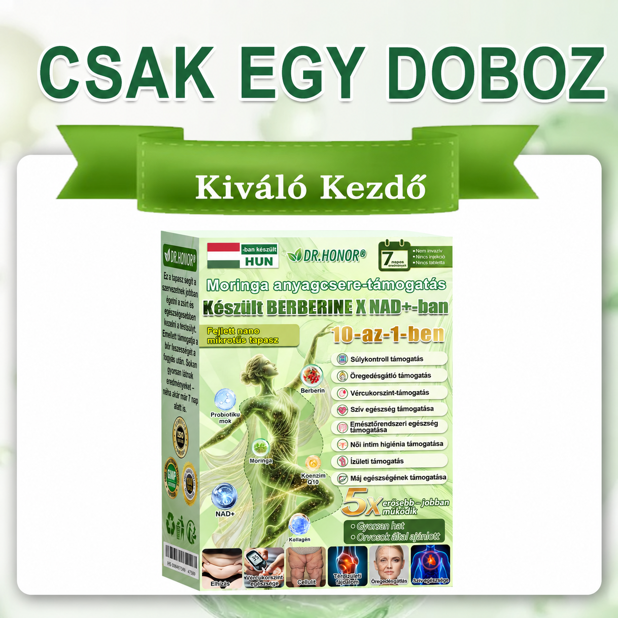 𝐃𝐑.𝐇𝐎𝐍𝐎𝐑® Csak 5 doboz maradt! Extra 30% kedvezményt biztosítunk! Formálja testét és őrizze meg egészségét. Ha most lemarad, csak jövő évben lesz újabb lehetősége.