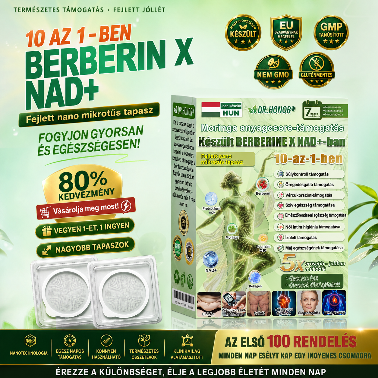 𝐃𝐑.𝐇𝐎𝐍𝐎𝐑® Csak 5 doboz maradt! Extra 30% kedvezményt biztosítunk! Formálja testét és őrizze meg egészségét. Ha most lemarad, csak jövő évben lesz újabb lehetősége.